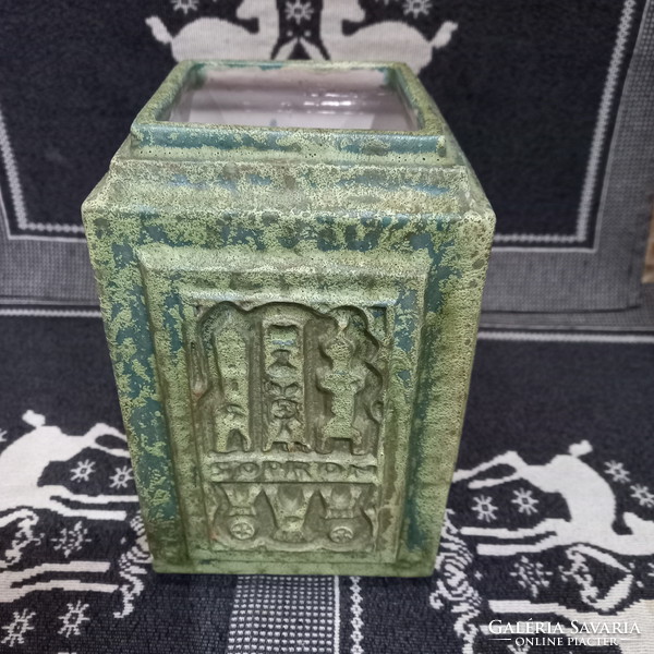 Ceramic retro special sopron vase