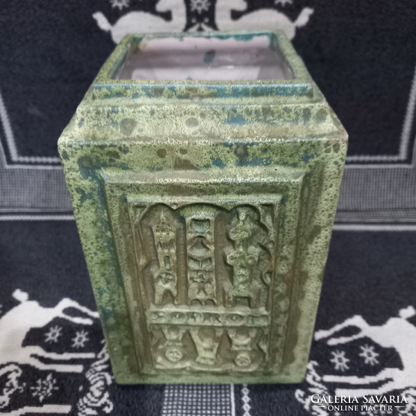 Ceramic retro special sopron vase