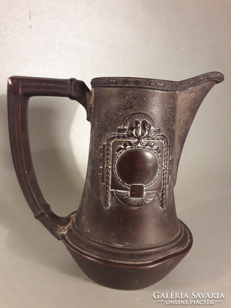 Marked antique argentor werke rust & seven-eared pouring pitcher bow pattern
