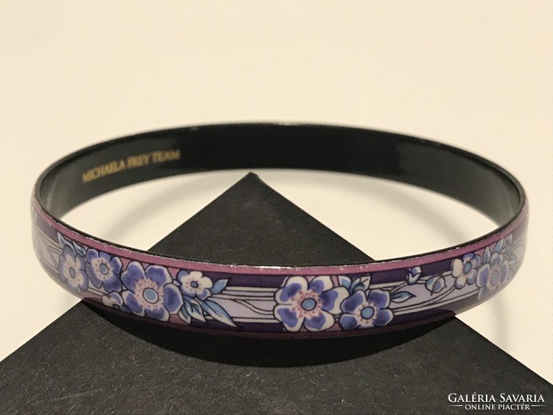 Vintage michaela frey bracelet with garland pattern, 7 cm in diameter