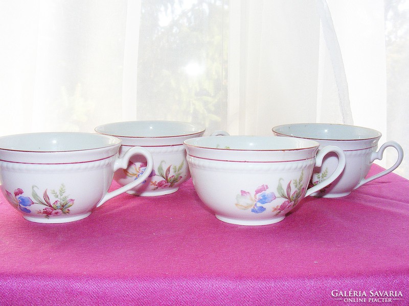 Zsolnay tea and coffee set / unique, special pattern