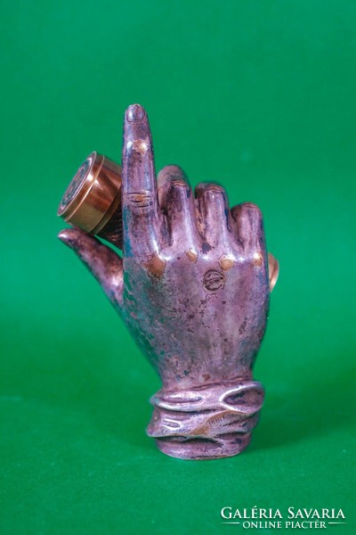 Hand holding a torah