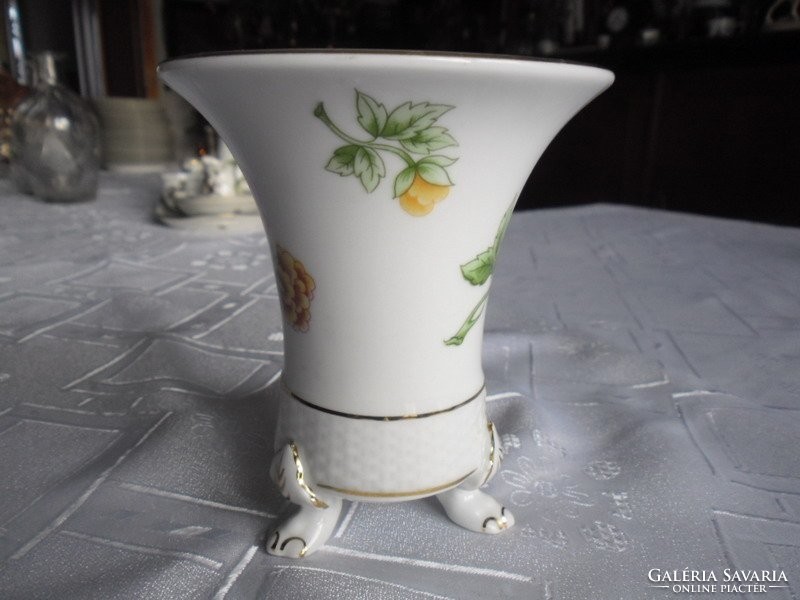 Hollóházi Hortenzia mintás körmös váza