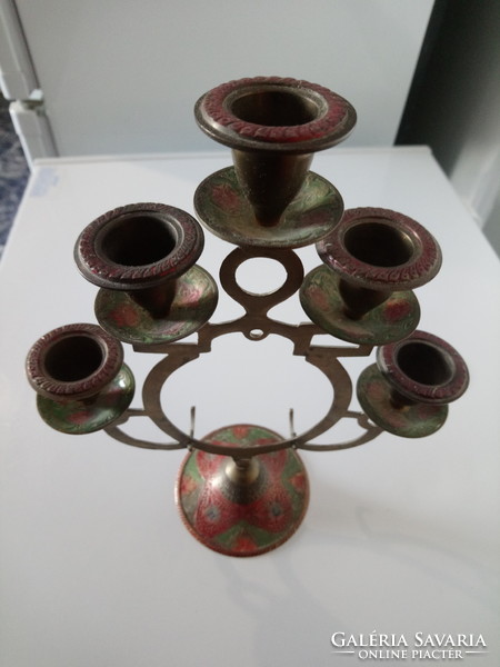 India copper candle holder.