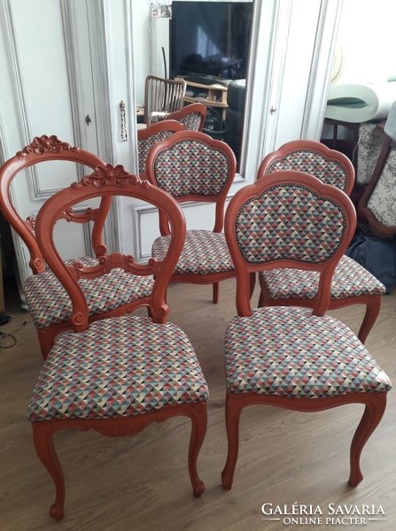 Neobarokk székek  3 db egyben