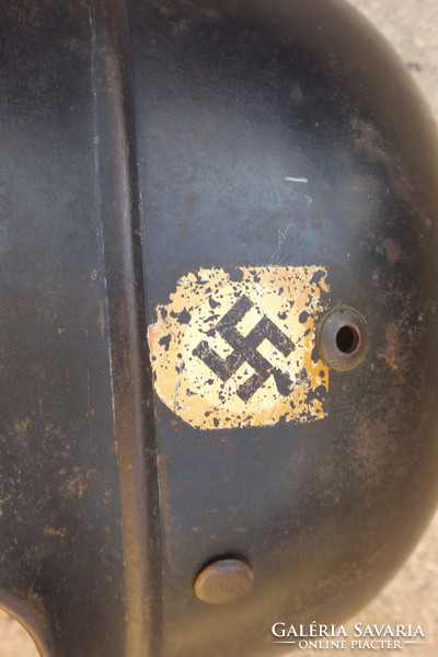 Original German war armor assault helmet ss police helmet