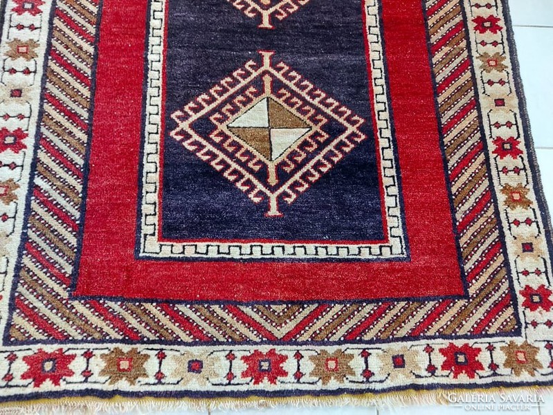 Kazah minta 96x192 kézi csomózású gyapjú perzsa ima szőnyeg BFZ_25