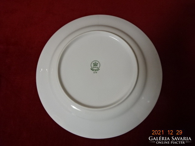 Kahla German porcelain flat plate, diameter 23.5 cm. He has! Jókai.
