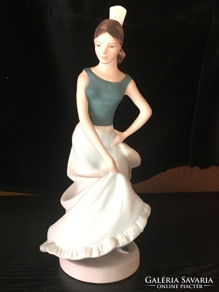 Royal doux -dancer -porcelain figurine -Czechoslovakia-26 cm tall