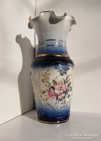 Antique flower pattern vase 29x14 cm