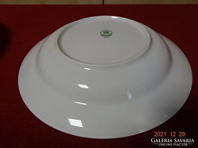 Kahla German porcelain deep plate, diameter 23.5 cm. He has! Jókai.