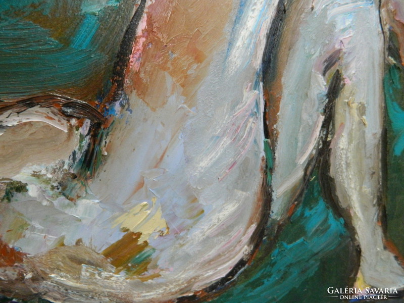Carlos Montoya (Spain 1964-) landscape nude painting