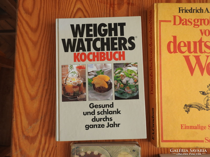 Weight Watchers Kochbuch - Das grosse Buch vom deutschen Wein - Dr Oetker Schulkochbuch - Max Inzing