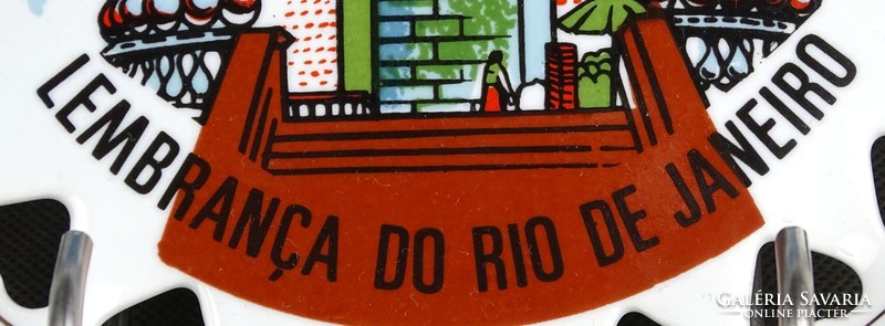 1H221 Rio de Janeiro áttört porcelán tányér 19.3 cm