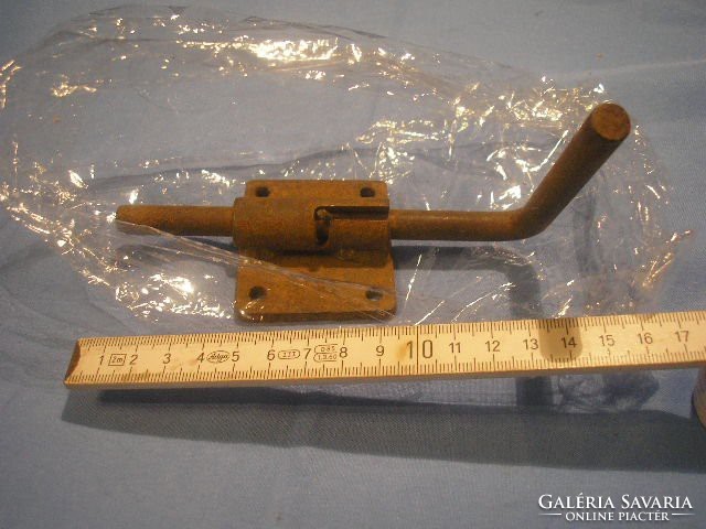 N26 antique custom-made large gate + door slide lock made of strong material, sizes in the photos are for sale together
