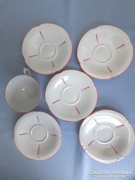 Budapest drasche coffee plate for replacement 5 pcs