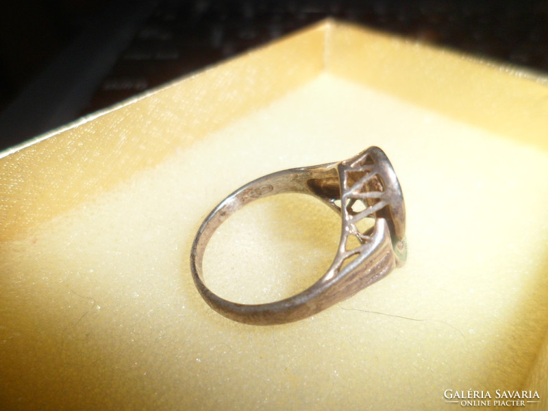 Ezüst gyűrű / zománc