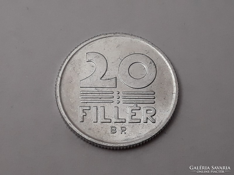 Magyarország 20 fillér 1989 érme - Magyar 20 fillér 1989 pénzérme