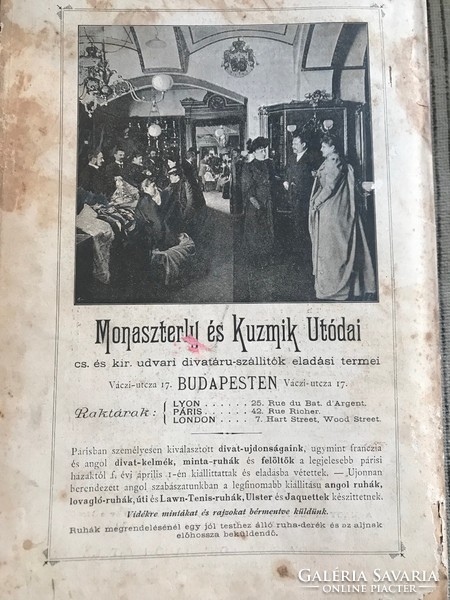 Magyar Szalon Képes havi folyóirat IX. Évfolyam 1891. Október hó 18x26 cm