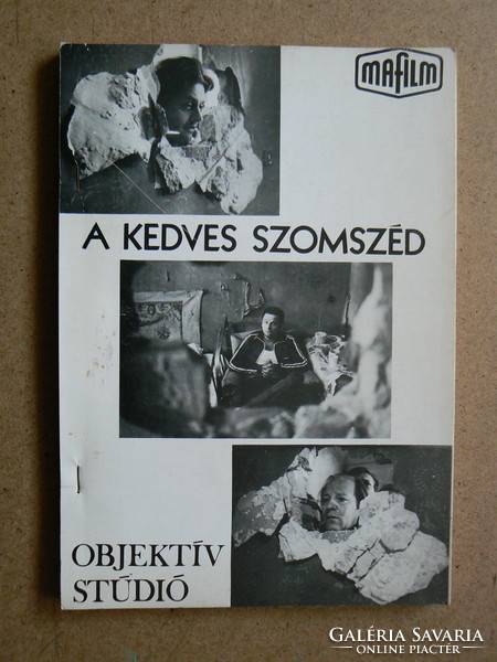 The Dear Neighbor, film-lens studio 1979, small-edition Hungarian-language publication, book