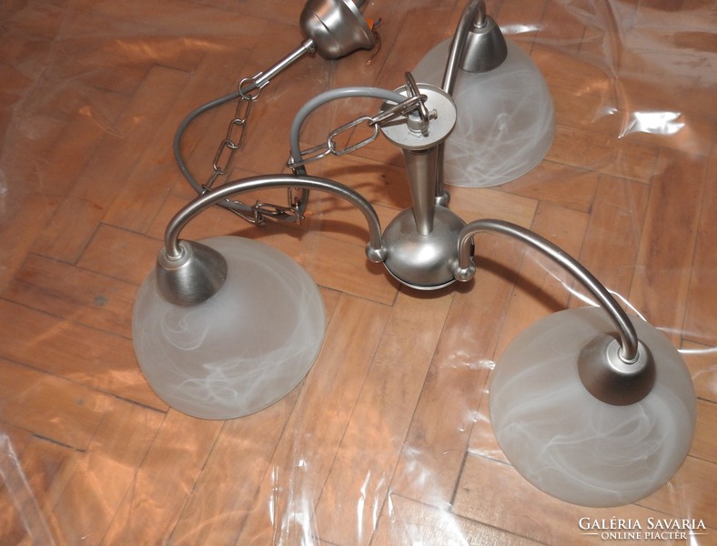 Neuhaus modern metal chandelier lamp with thick modern shades