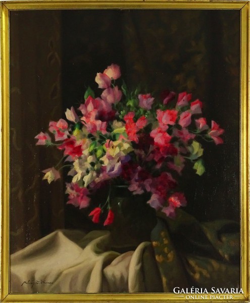 1H145 Molnár Z. János : Asztali virágcsendélet