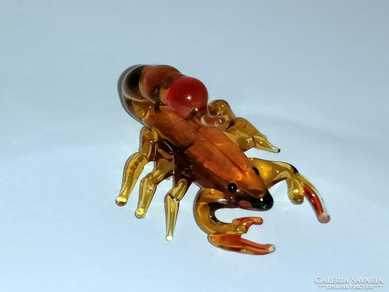Miniature rare glass scorpion