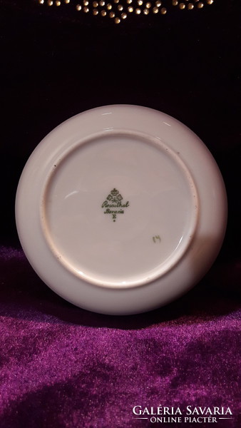 Madaras porcelán tálka, gyűrűtartó (L 2071)