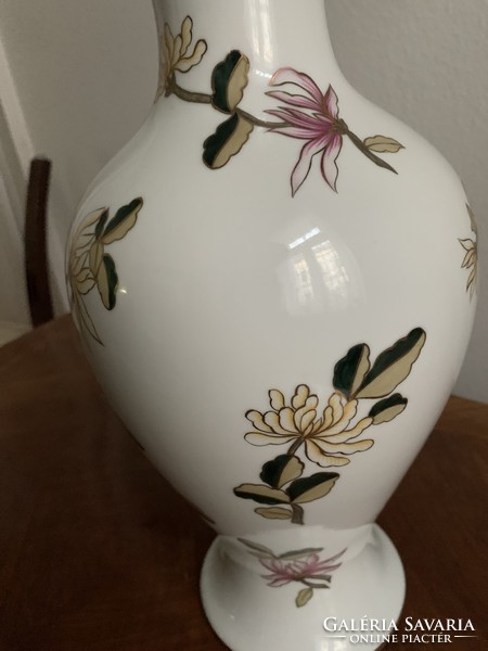 Raven house porcelain flower patterned 36 cm vase