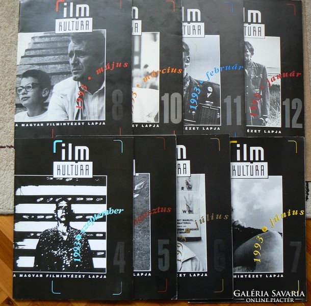 Film Culture 1993, Jan., Feb., Mar., May, Jun., Jul., Aug., Sep. (8 pieces in one), book in good condition