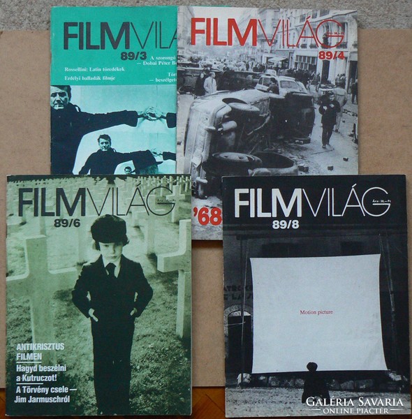 Film world 1989/3, 89/4, 89/6, 89/8, (4 pieces in one), book in good condition