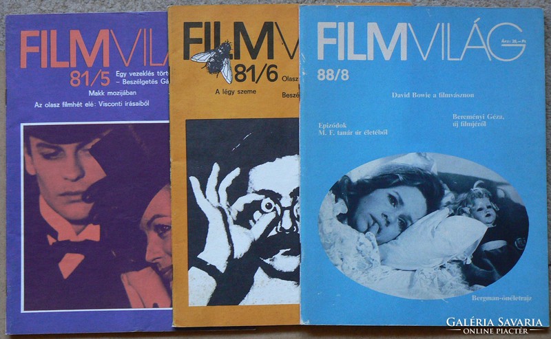 Film world 81/5, 81/6, 88/8, (3 pieces in one), book in good condition