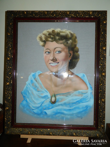 Kerényi - female portrait painting