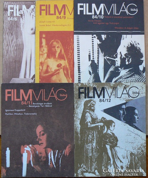 Filmworld 1984/6, 84/9, 84/10, 84/11, 84/12, (5 pieces in one), book in good condition