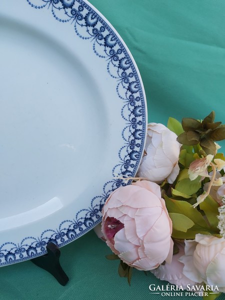 Beautiful bwm & co cauldon maggiore england english faience rare collector blue roast bowl