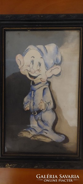 Watercolor, out of seven dwarves, the dwarf named trash is a 1930s character!