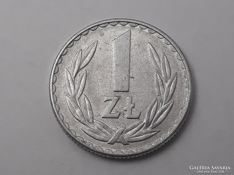 Poland 1 zloty 1975 coin - Polish 1 zl 1975 foreign coin