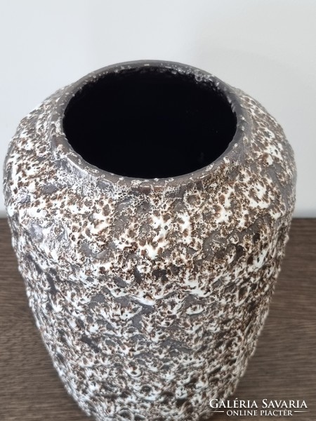Scheurich retro German fatl lava ceramic vase (31 cm) - mid-century fat lava ceramic vase