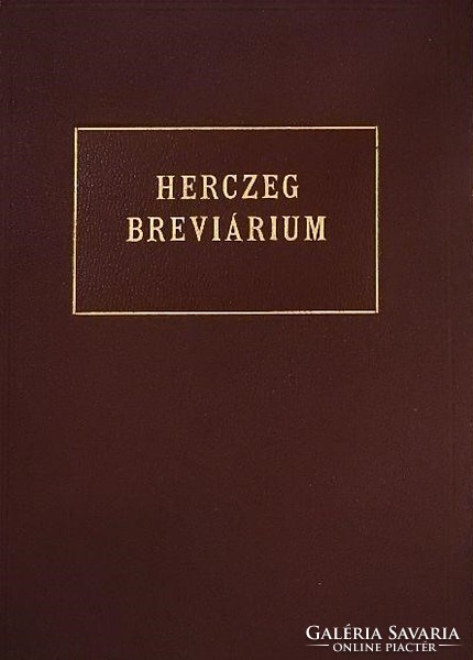 Herczeg Ferenc: Breviárium_ALÁIRT PÉLDÁNY_1932