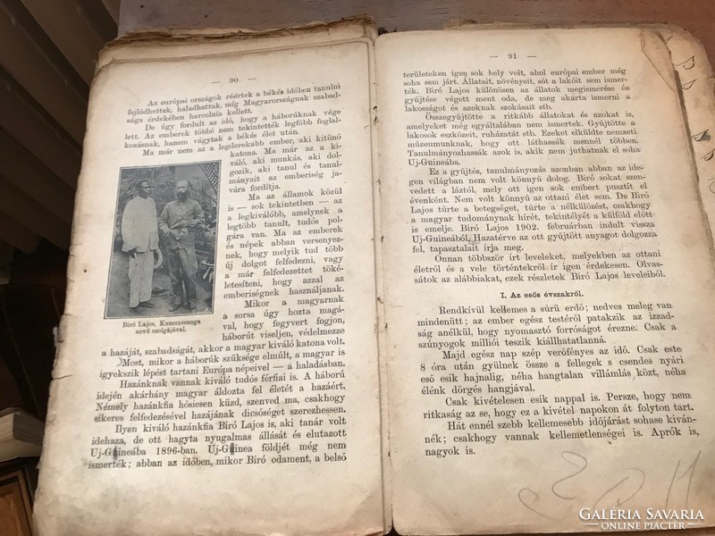 Bíró gyula-tarródy jános -hungarian reading book.1906, In a damaged condition.