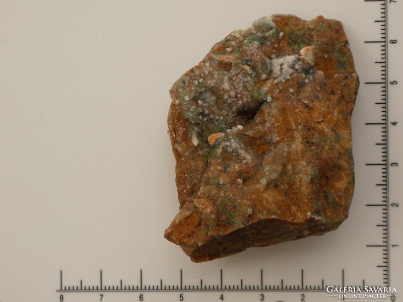 Természetes Krómkalcedon ásvány, nyers, gyűjteményi mintadarab. 58 gramm