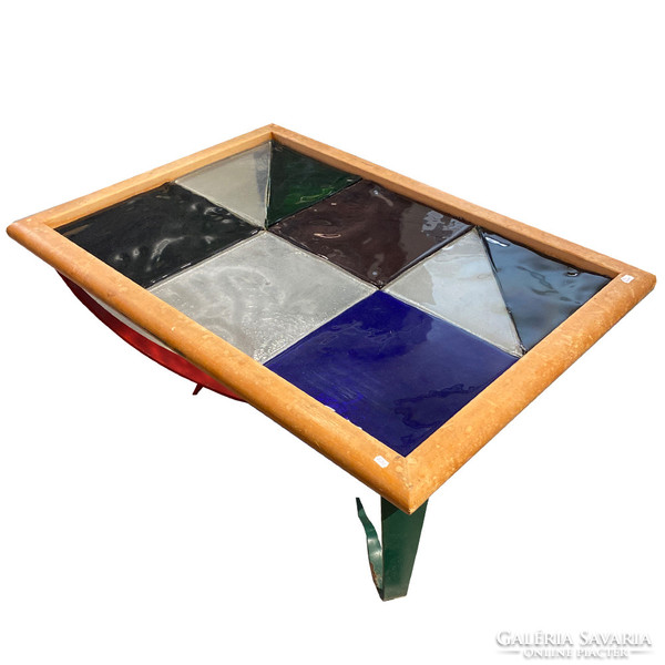 Salviati murano colored glass table b142