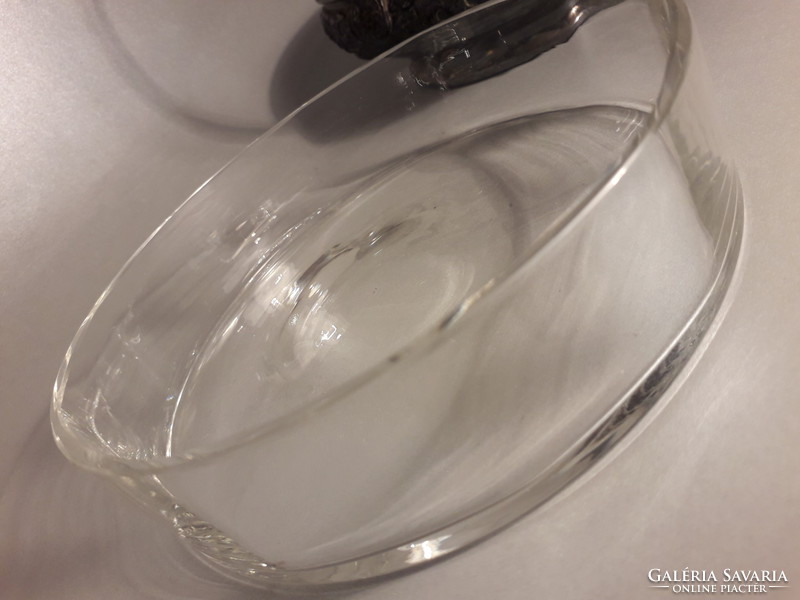 Antique argentor vienna with glass insert tabs serving tableware 1905 vienna