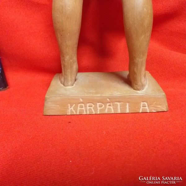 Carpathian a, ceramic female nude sculpture, figurine.28.5 Cm.