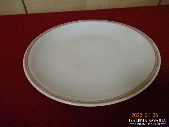 Lowland porcelain small plate, diameter 19.3 cm. He has! Jókai.