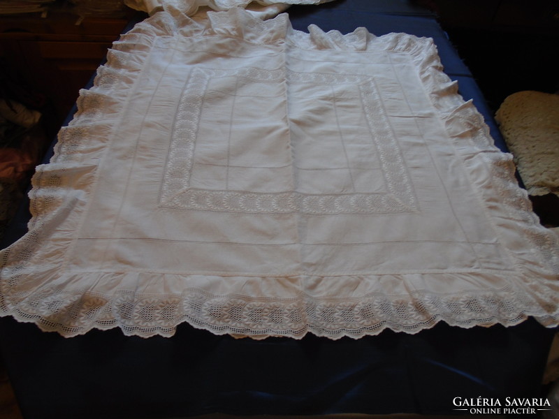 Antique lacy 1 pc. Pillowcase 1 pc. Sheet.