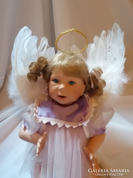 Porcelain angel artist doll. Rare! Collectible piece!