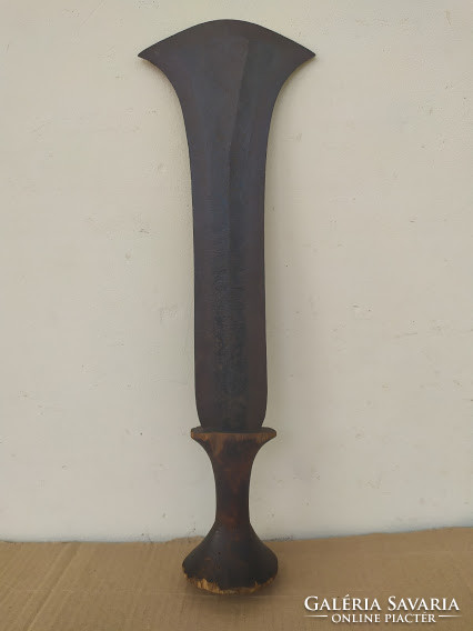 Antique African Maasai iron weapon sword knife 4882