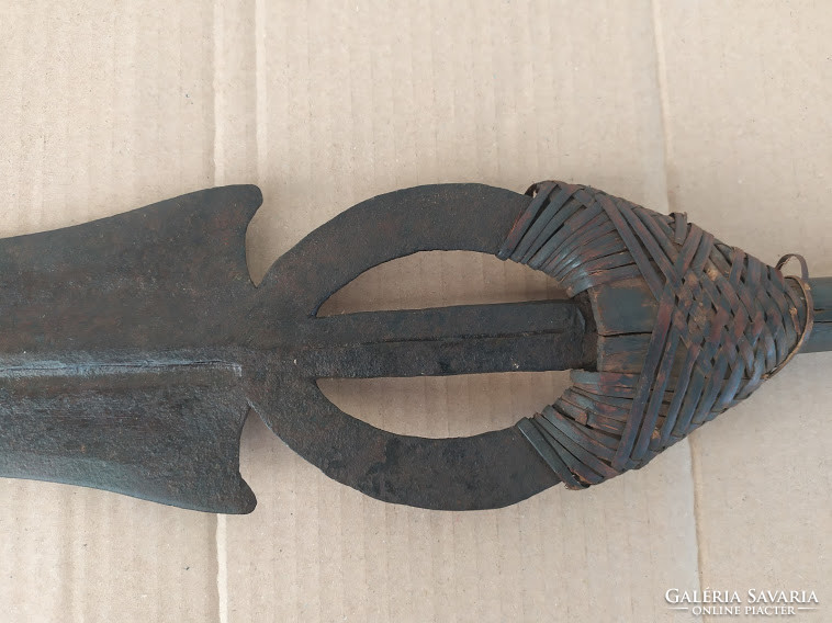 Antik afrikai maszáj vas fegyver kard kés 4814