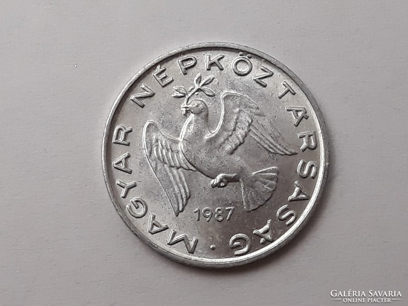 Hungarian 10 pence 1987 coin - Hungarian alu 10 pence 1987 coin